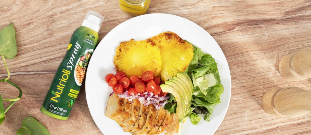 Chicken salad with pineapple 09