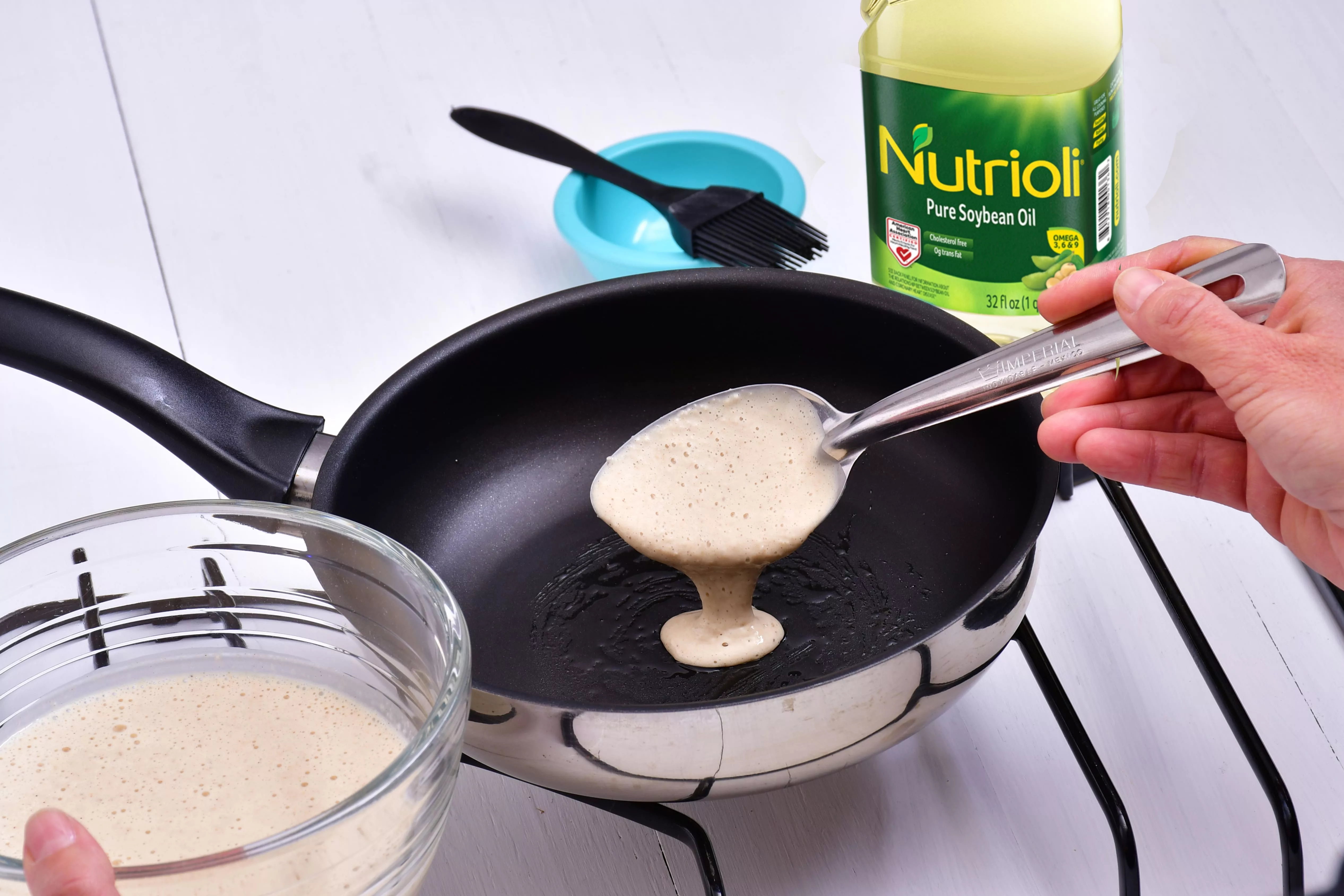 Spinach and Oatmeal Hot Cakes 4