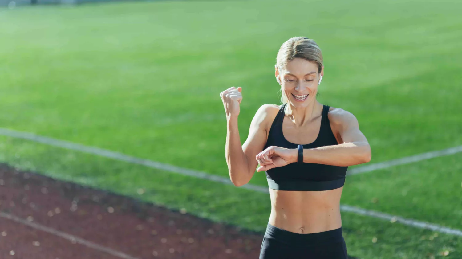 Woman satisfied with training and race results