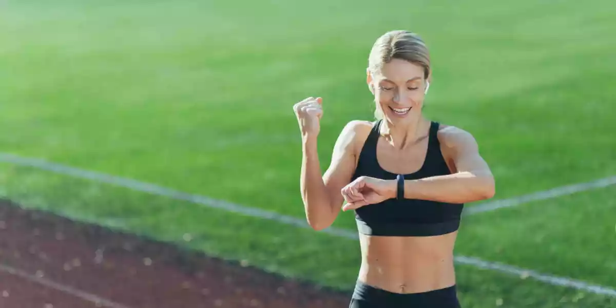 Woman satisfied with training and race results