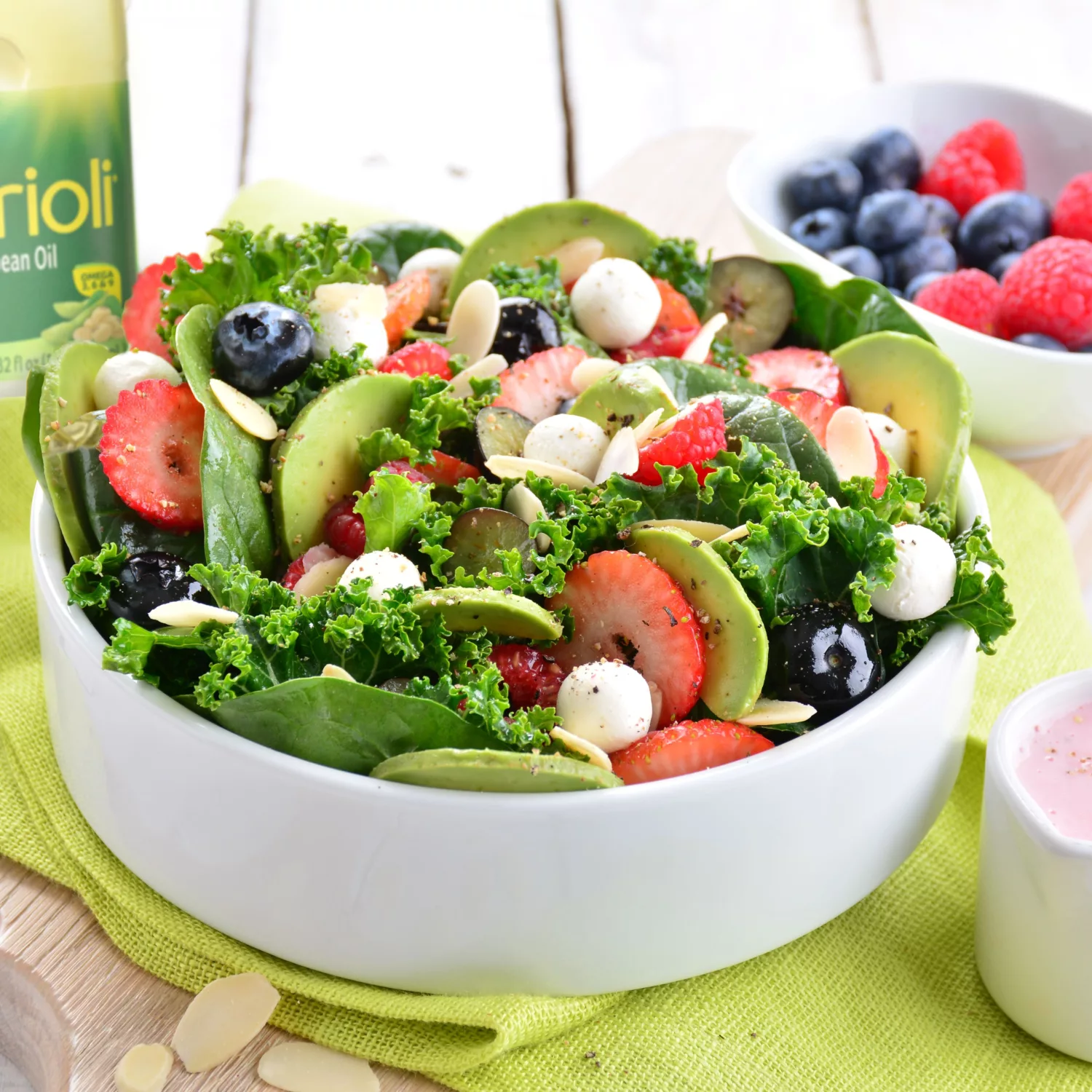 Spinach and kale salad 5
