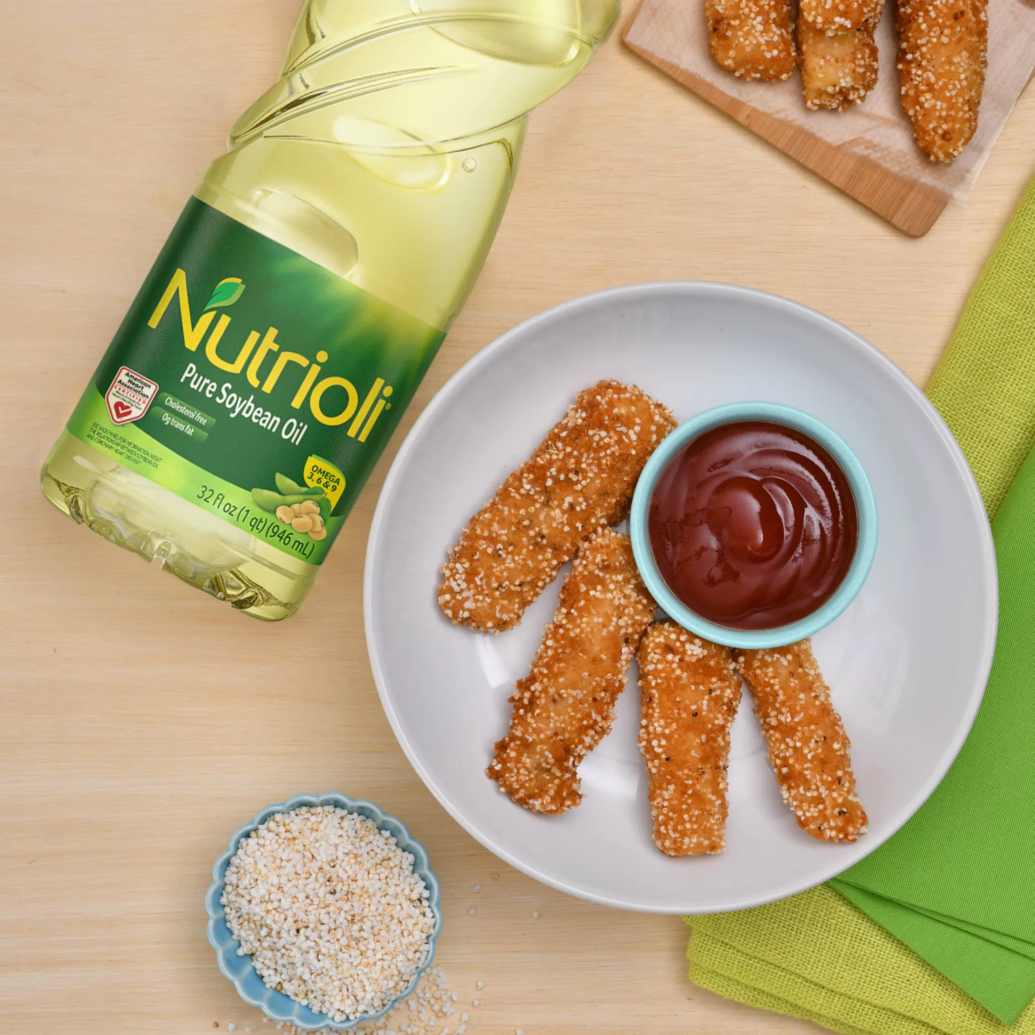 Fish sticks cover with amaranth 5