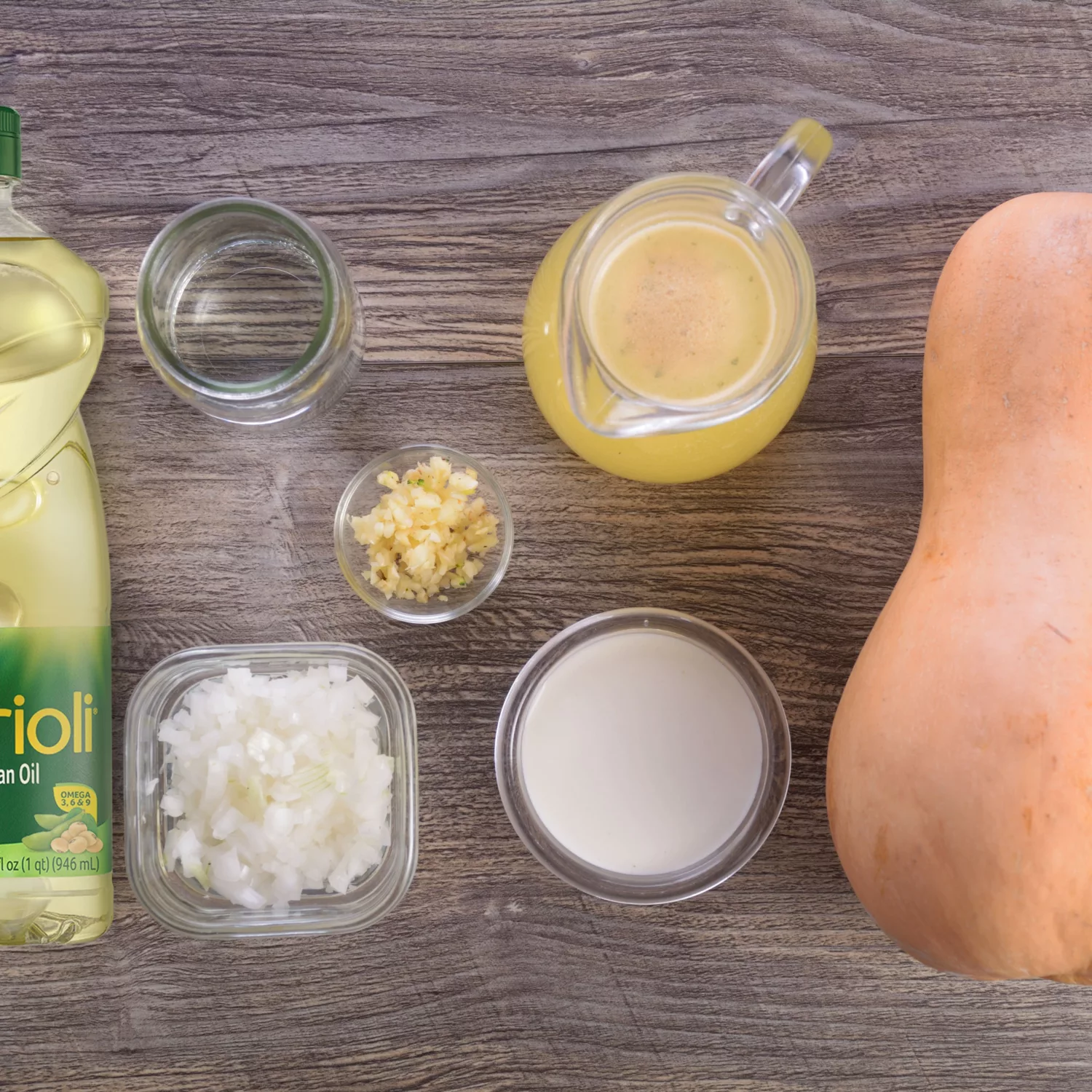 Ingredients for Pumpkin Cream 1 2