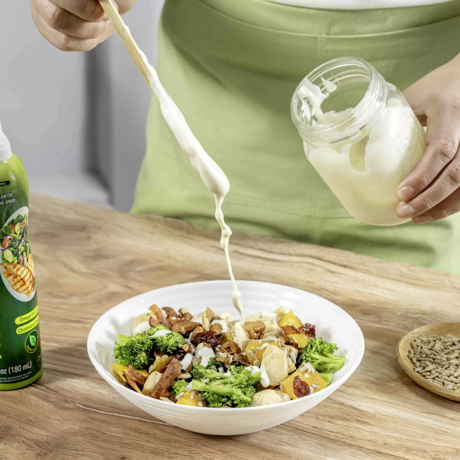 Broccoli and chicken salad 06