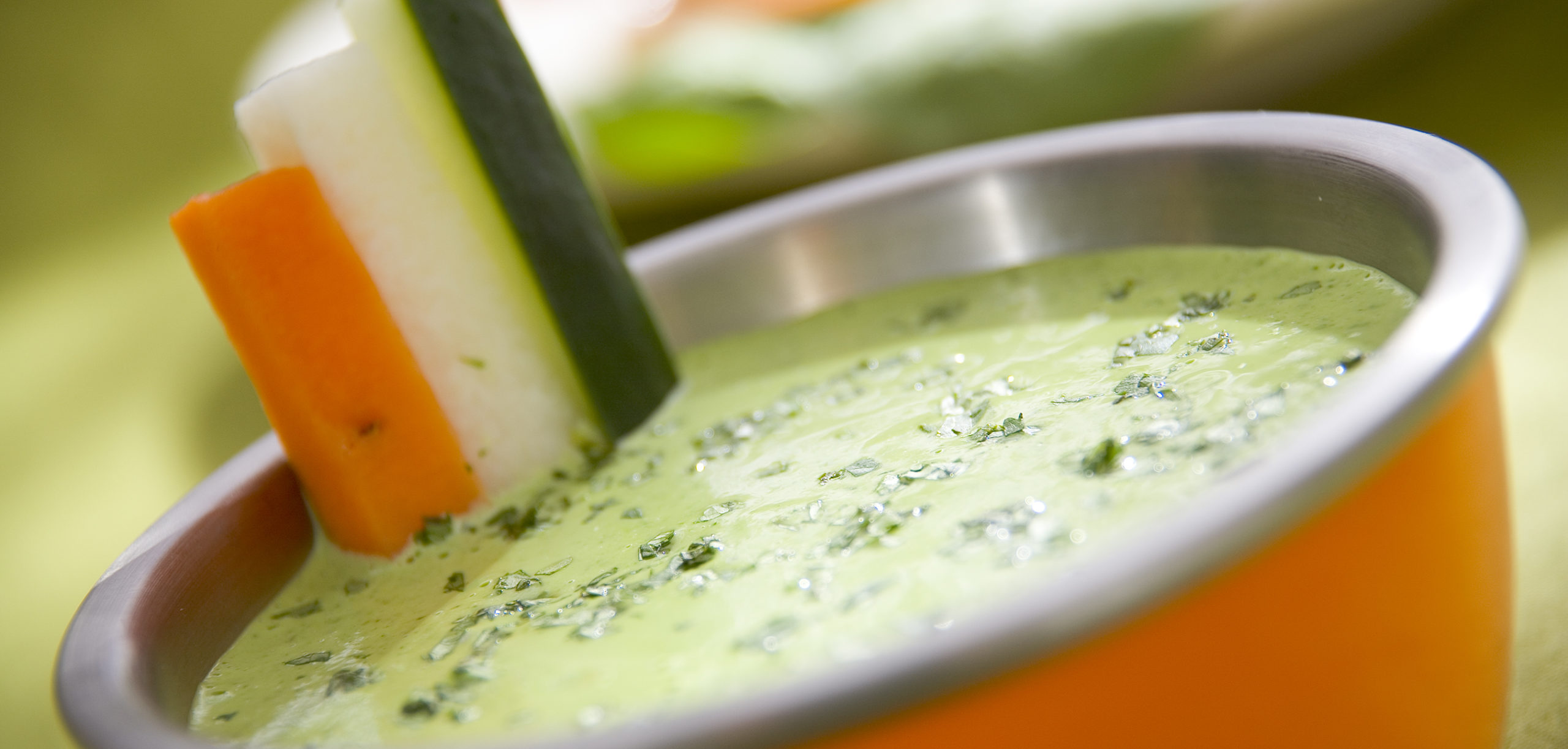 Paso 1 - Dip de cilantro