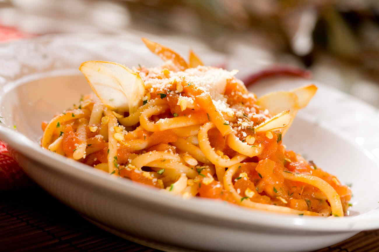 Paso 1 - Pasta arrabiata