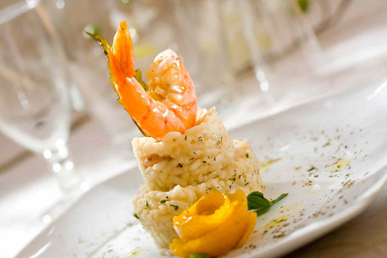 Risotto de camarón Nutrioli Nutrioli