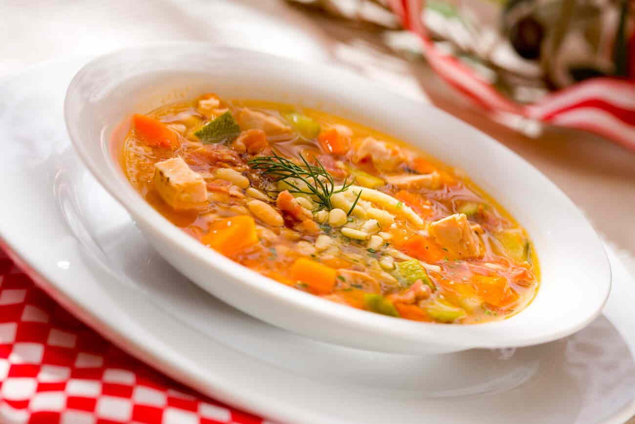 Paso 1 - Sopa minestrone