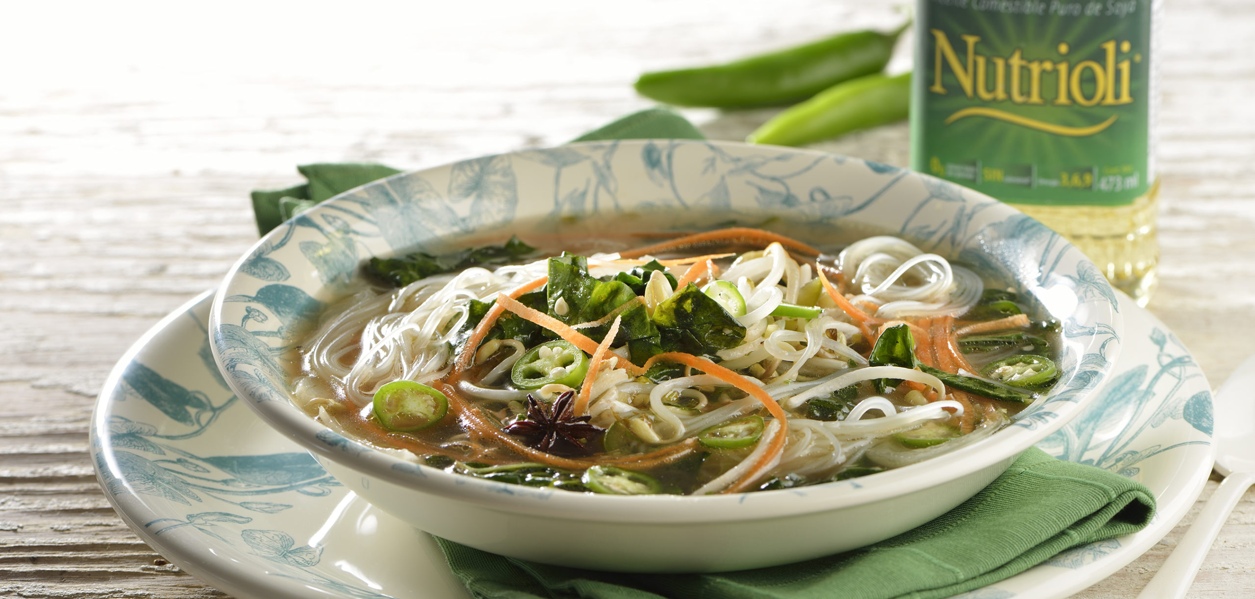 Paso 1 - Sopa de fideos y verduras