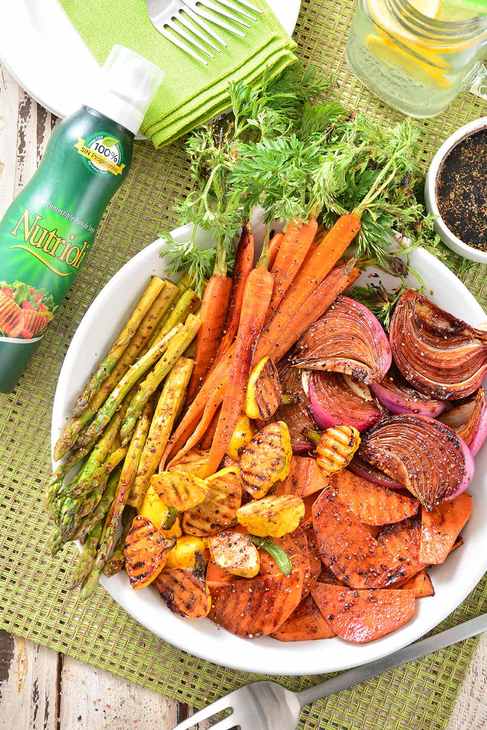 Paso 1 - Vegetales al grill