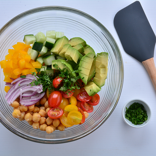 Paso 3 - Ensalada fresca de garbanzos