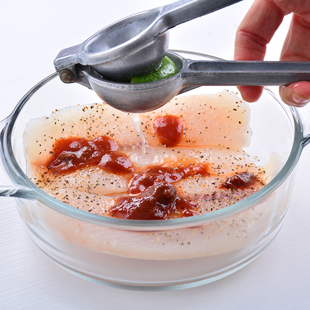 Paso 2 - Bowl de pescado