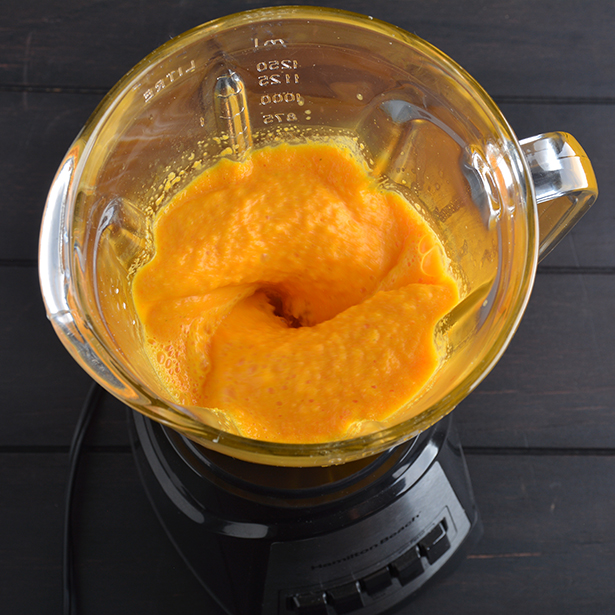 Paso 3 - Crema de zanahoria con cúrcuma y jengibre