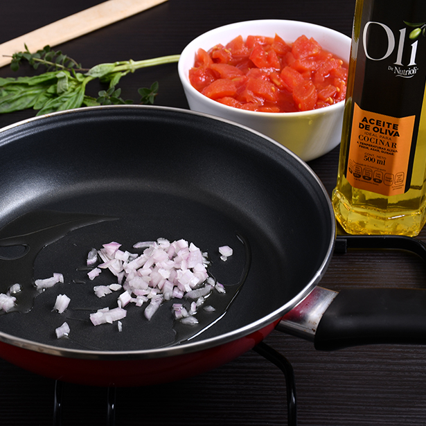 Paso 3 - Pasta picante con camarones al grill
