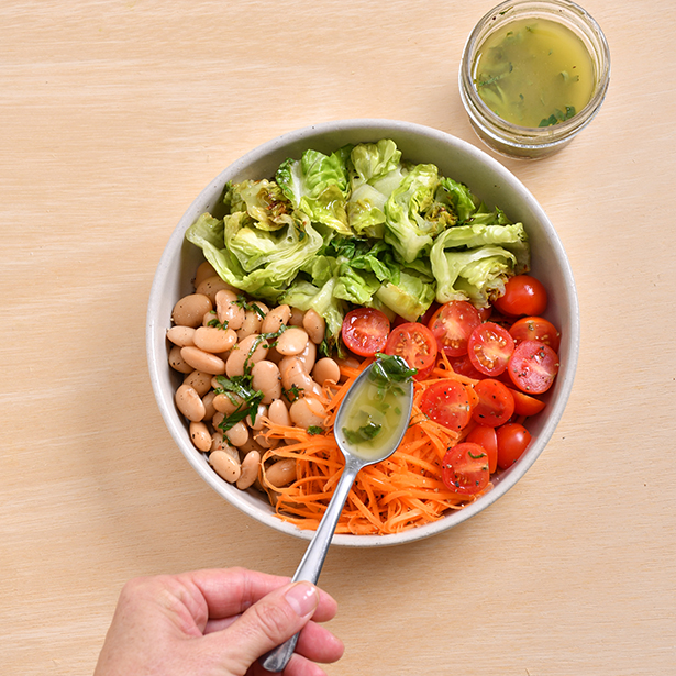 Paso 3 - Ensalada de Alubias