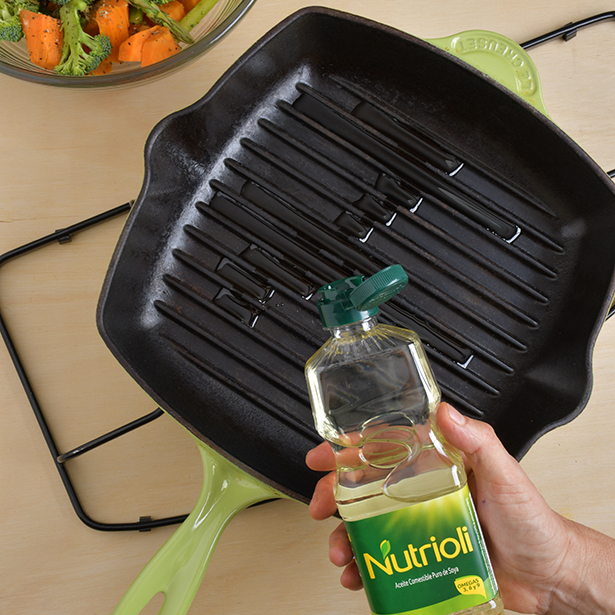 Paso 2 - Camotes con Verduras al Grill