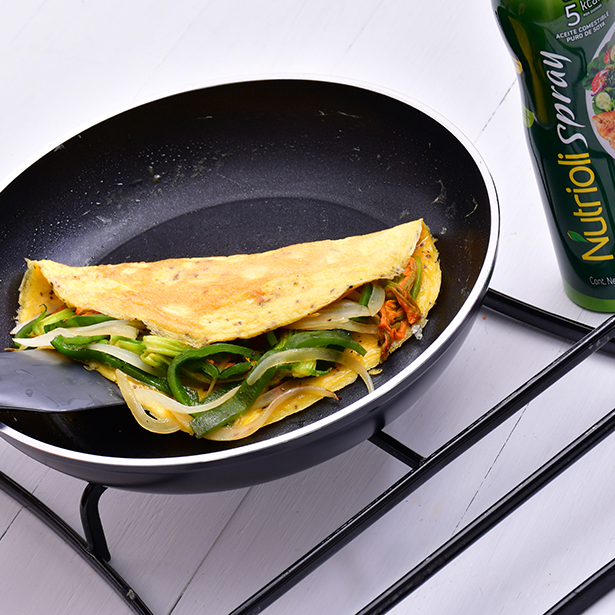 Paso 3 - Omelette a la mexicana