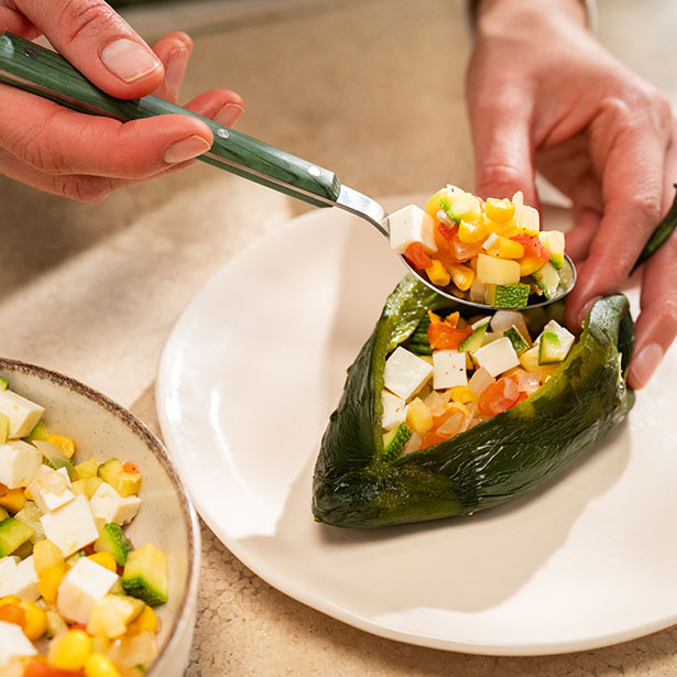 Paso 2 - Chiles Rellenos Saludables