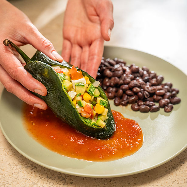 Paso 4 - Chiles Rellenos Saludables