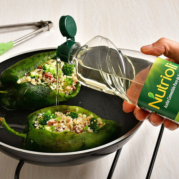 Paso 2 - Chile relleno de Quinoa