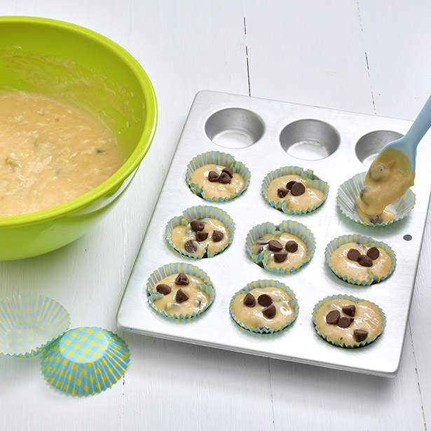 Paso 4 - Muffins de Plátano y Chispas de Chocolate