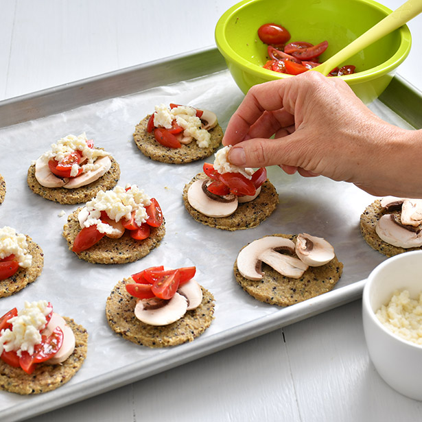 Paso 4 - Quinoa Pizza Bites