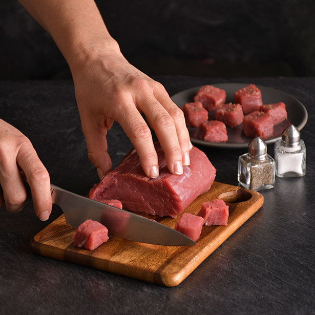Paso 1 - Bocaditos de filete Wellington