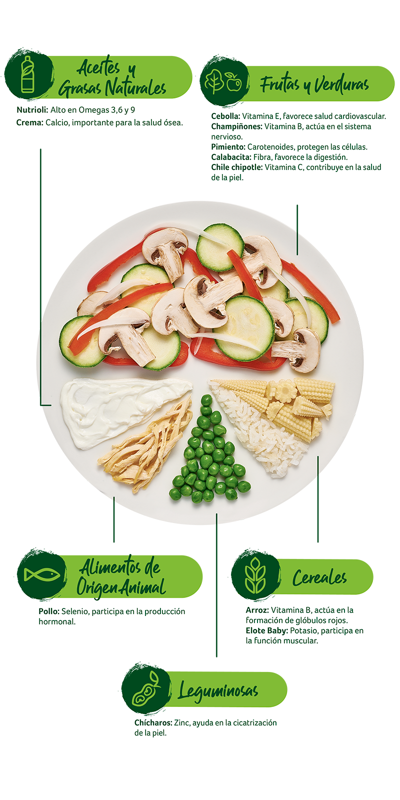 Paso Plato del buen comer - Pollo al chipotle con champiñones