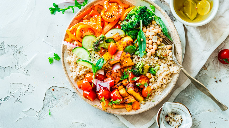 Grupos básicos de alimentos para una vida saludable
