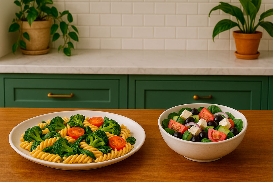 Recetas de pasta sin carne