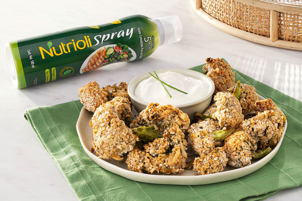 Receta de brócoli bites fáciles y crujientes - Nutrioli